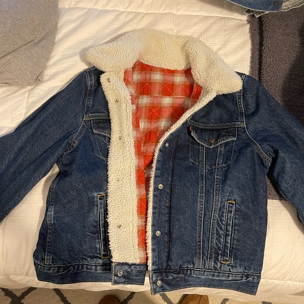 Reversible denim/flannel jacket Levi’s